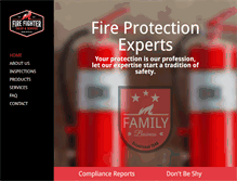 Tablet Screenshot of firefightersales.com